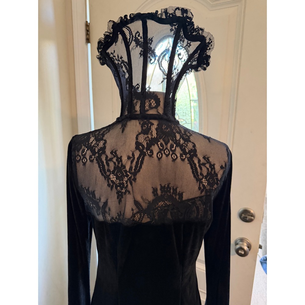 Killstar dawn maxi lace black‎ dress - Picture 4 of 8